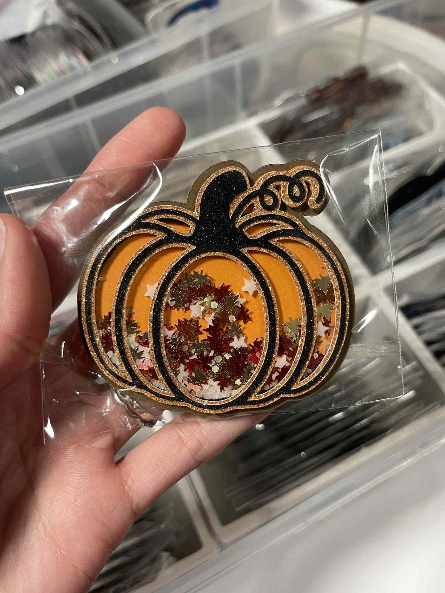 Fall Pumpkin Fridge Magnet