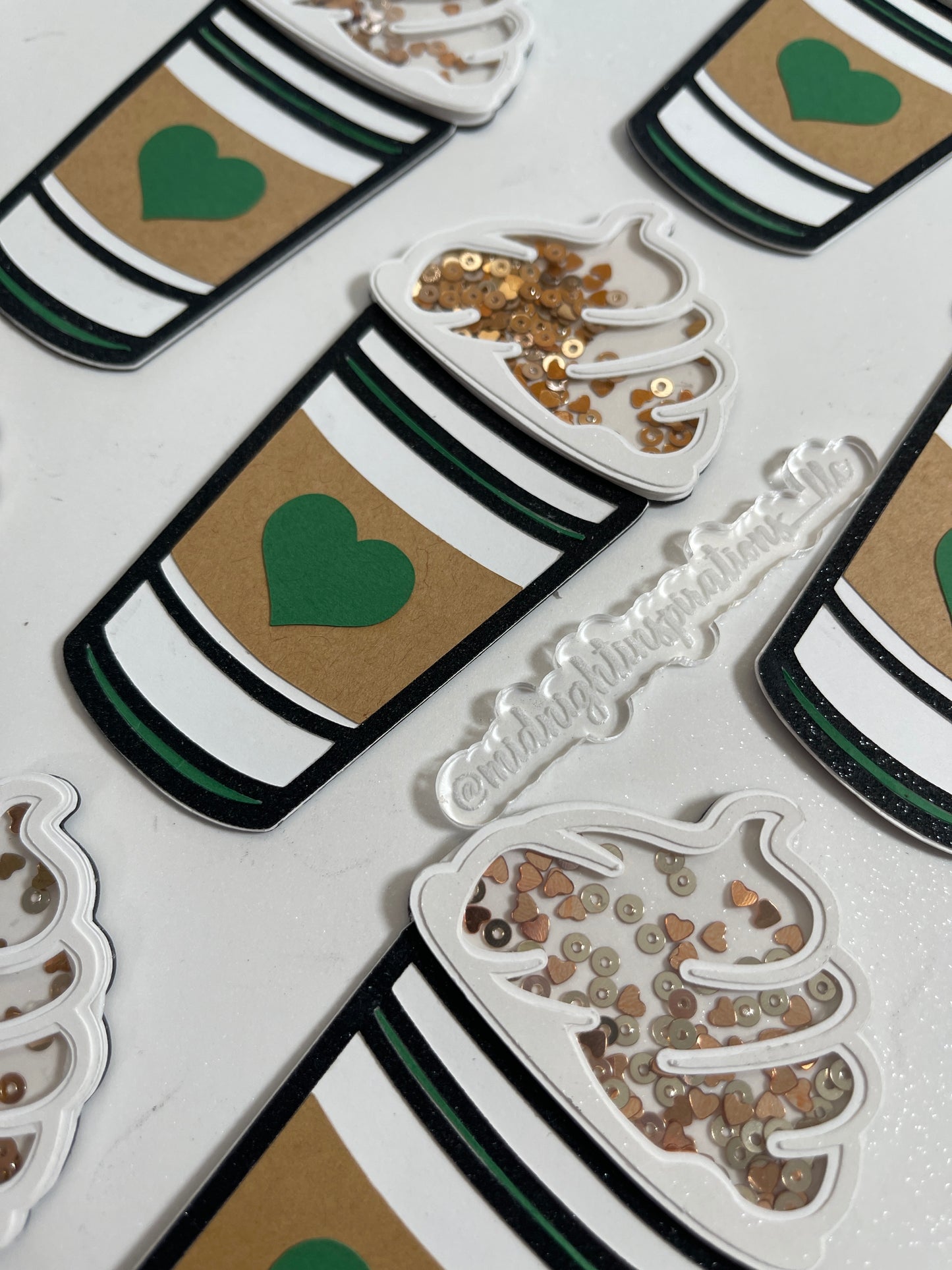 Frappuccino Coffee Shaker Fridge Magnets