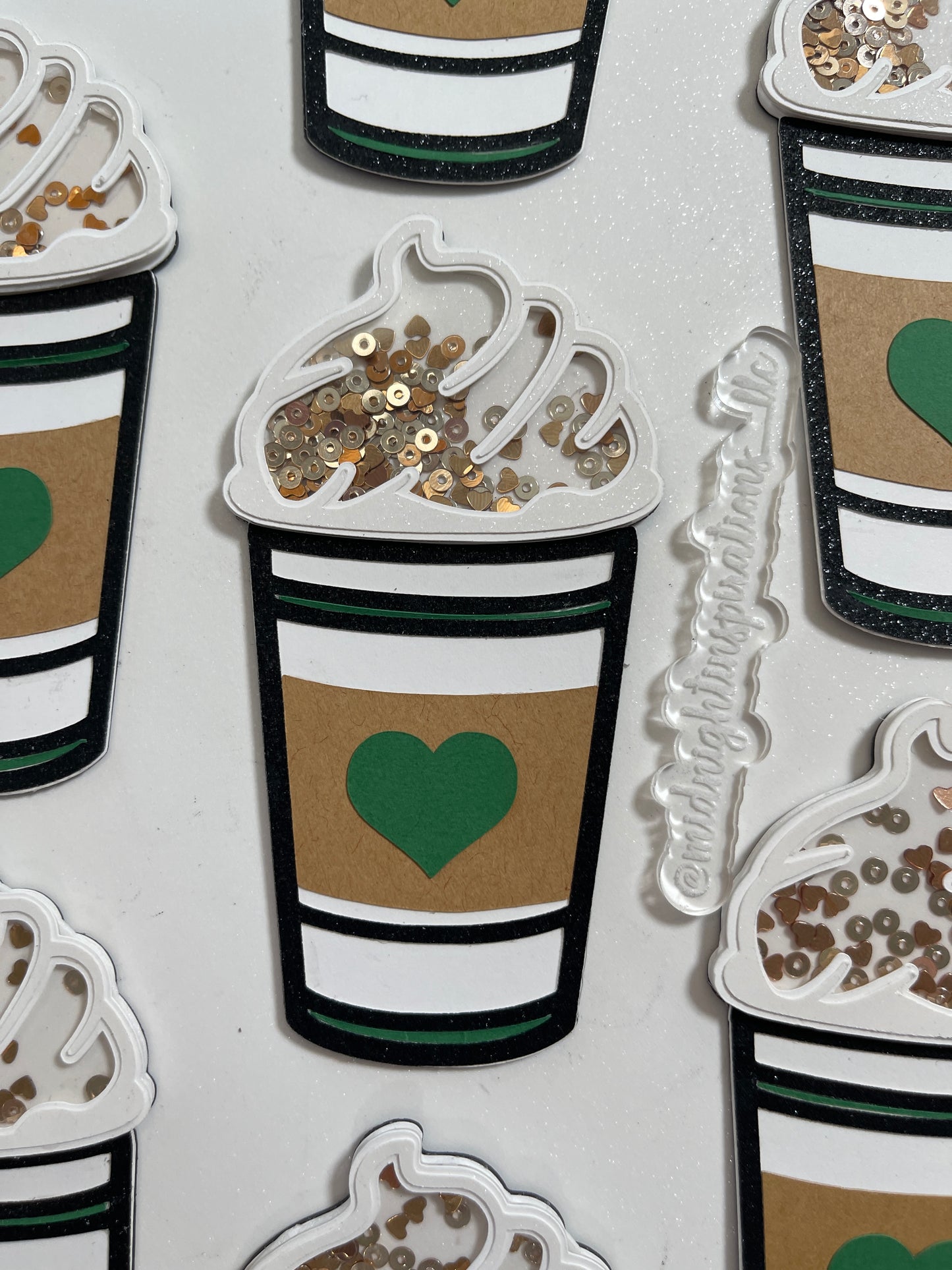Frappuccino Coffee Shaker Fridge Magnets