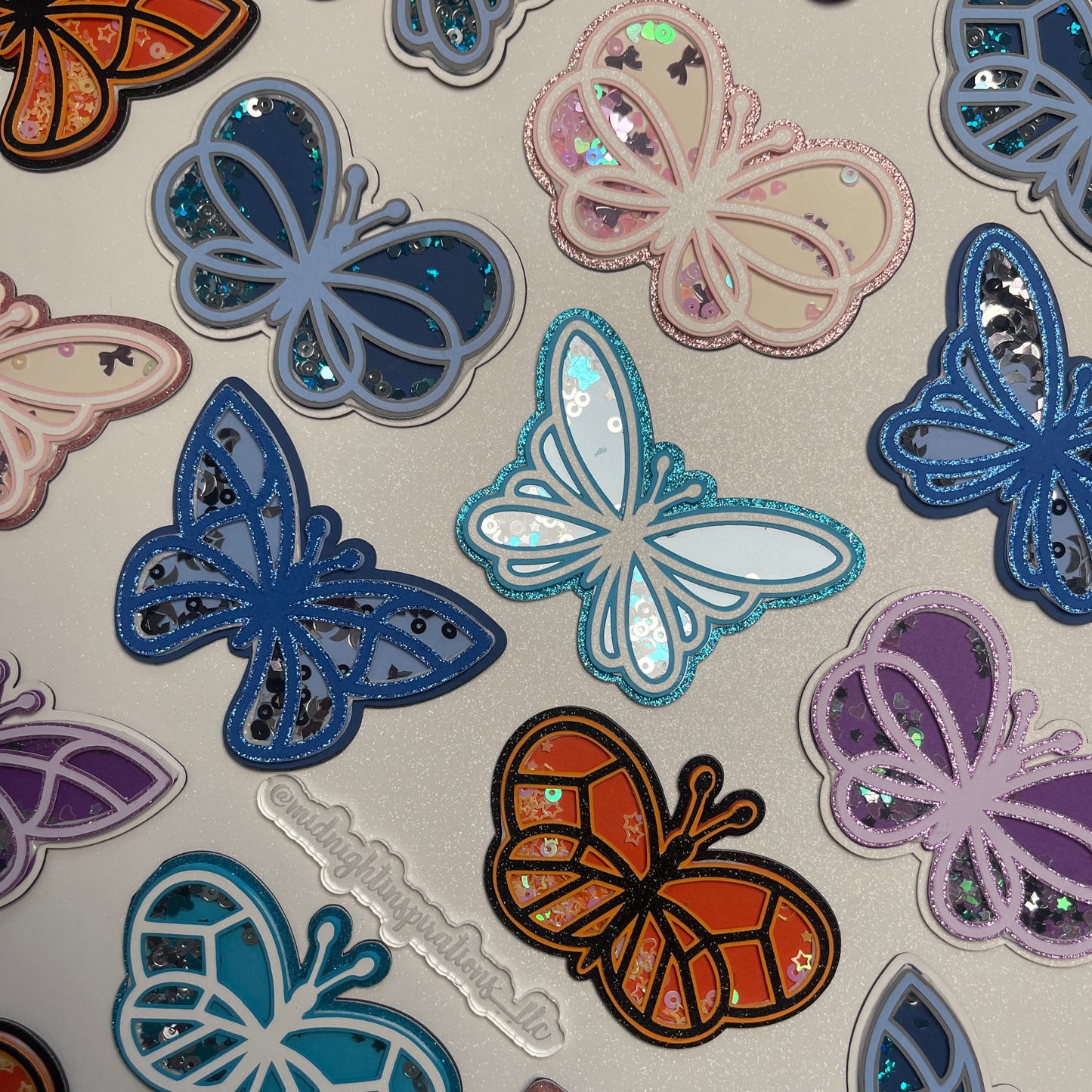 Custom color Butterfly Magnet Set