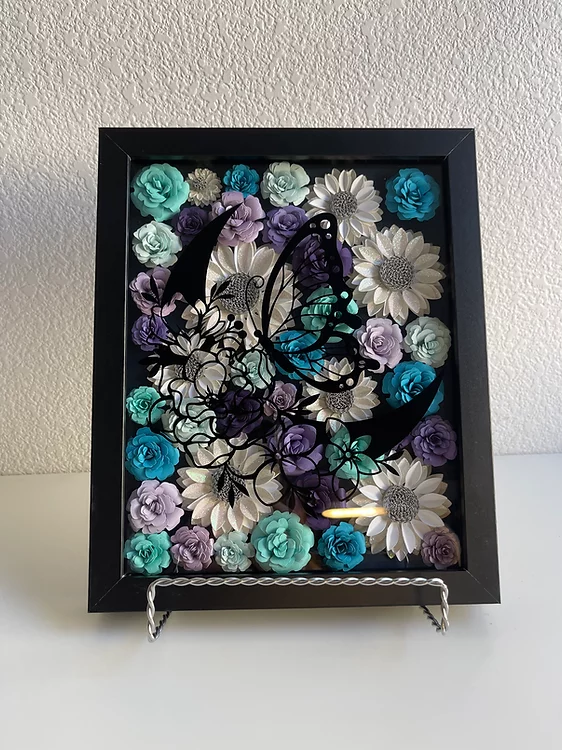 Mystical Butterfly Shadow Box