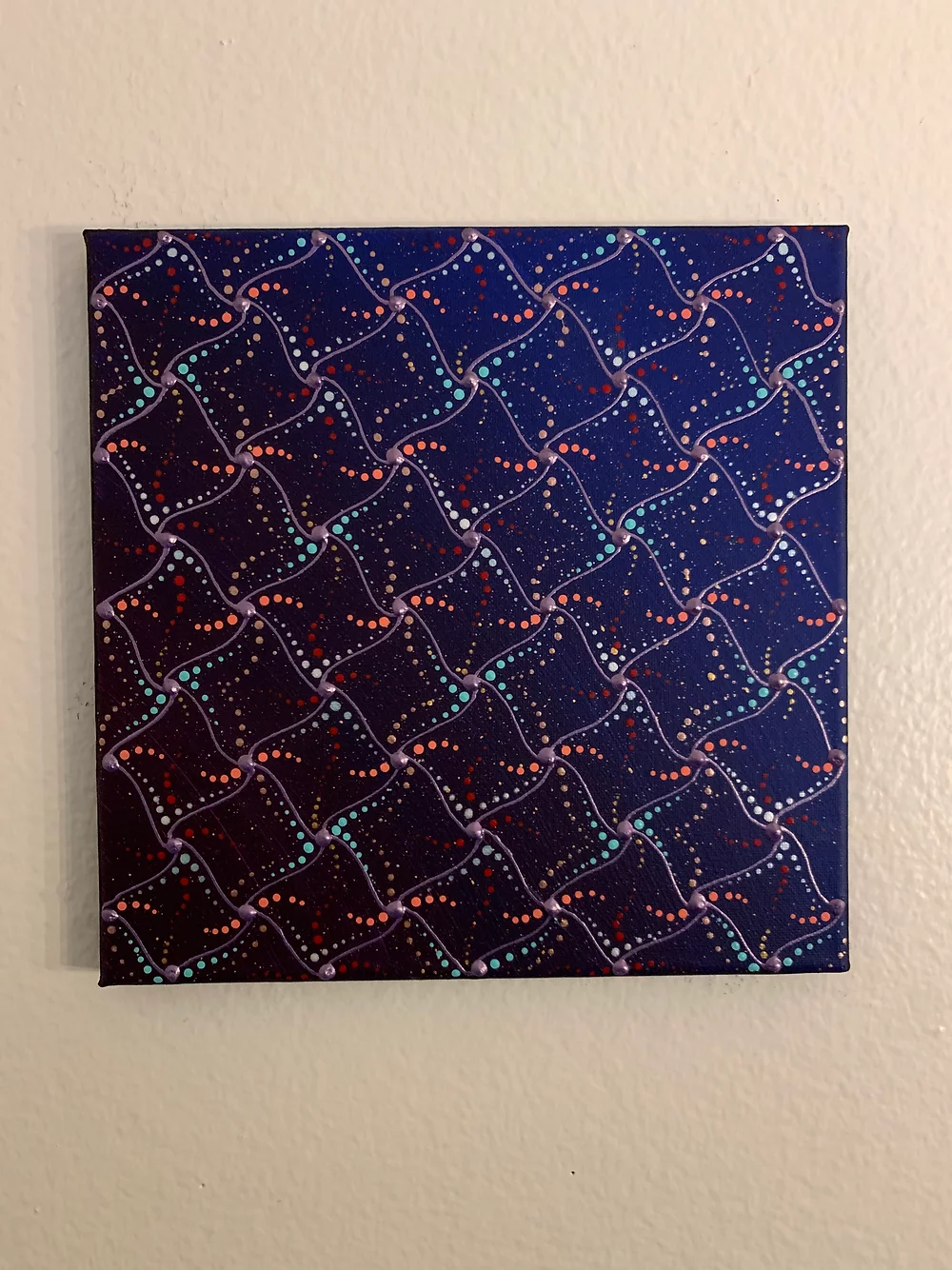 Night Sky Acrylic Painting