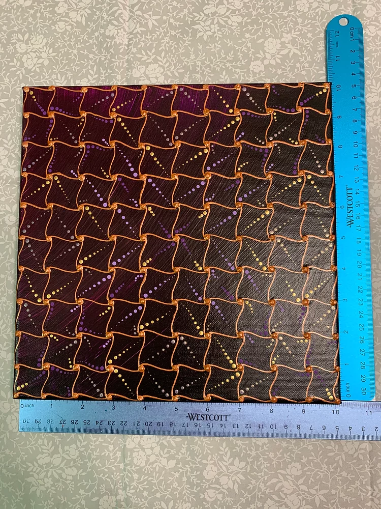 Shooting Star Acrylic Painting