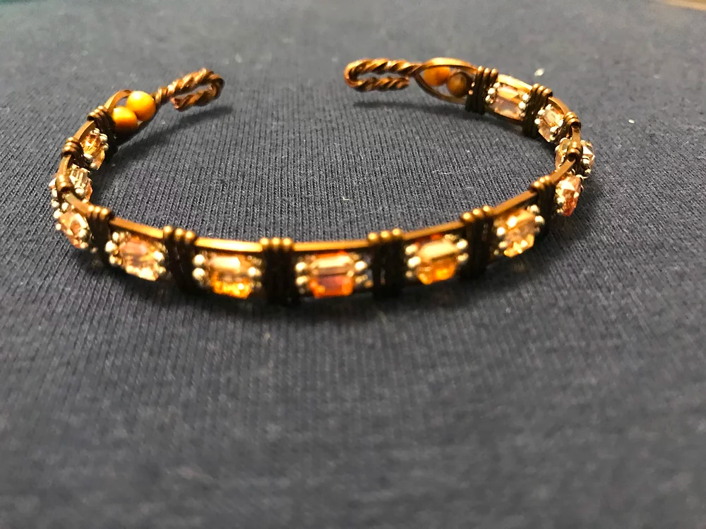 Wire Bangle Bracelet