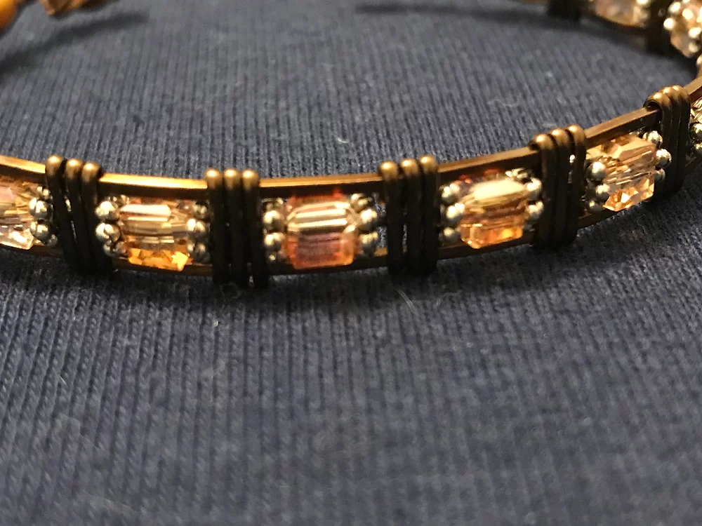 Wire Bangle Bracelet