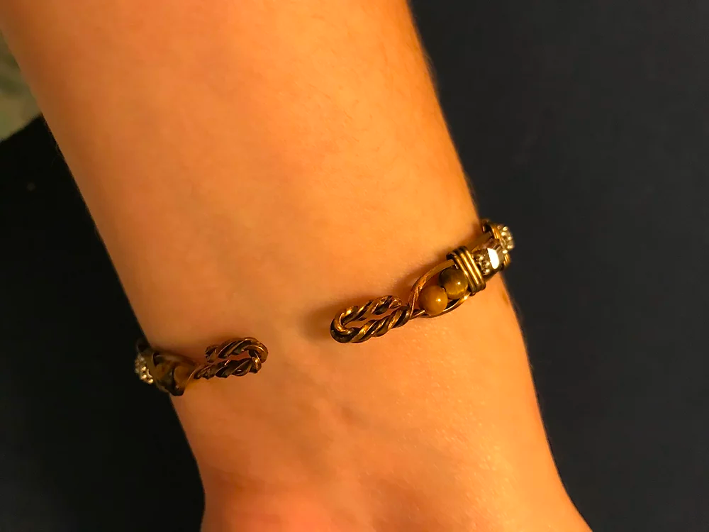 Wire Bangle Bracelet