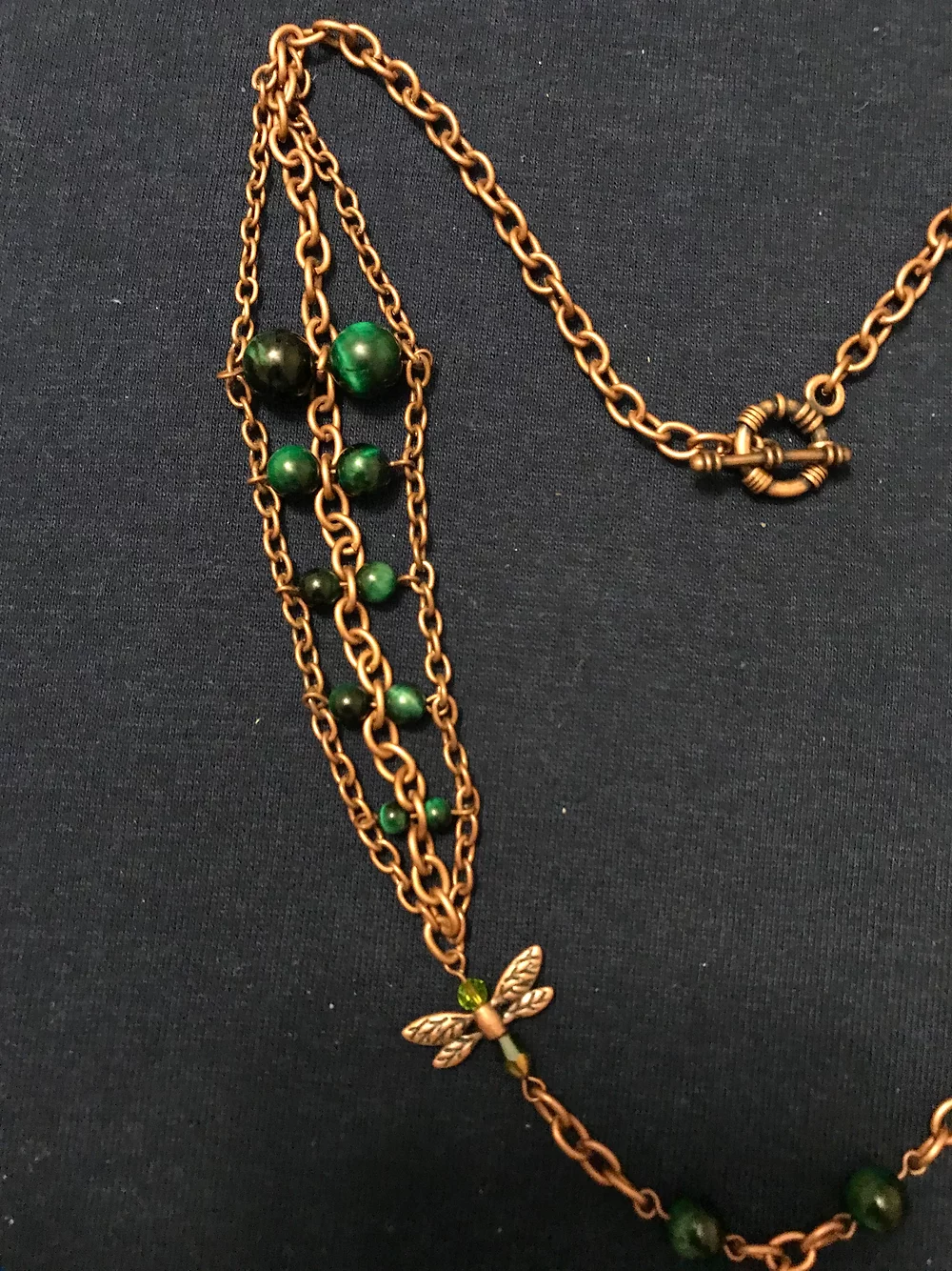 Green Tigers Eye Necklace